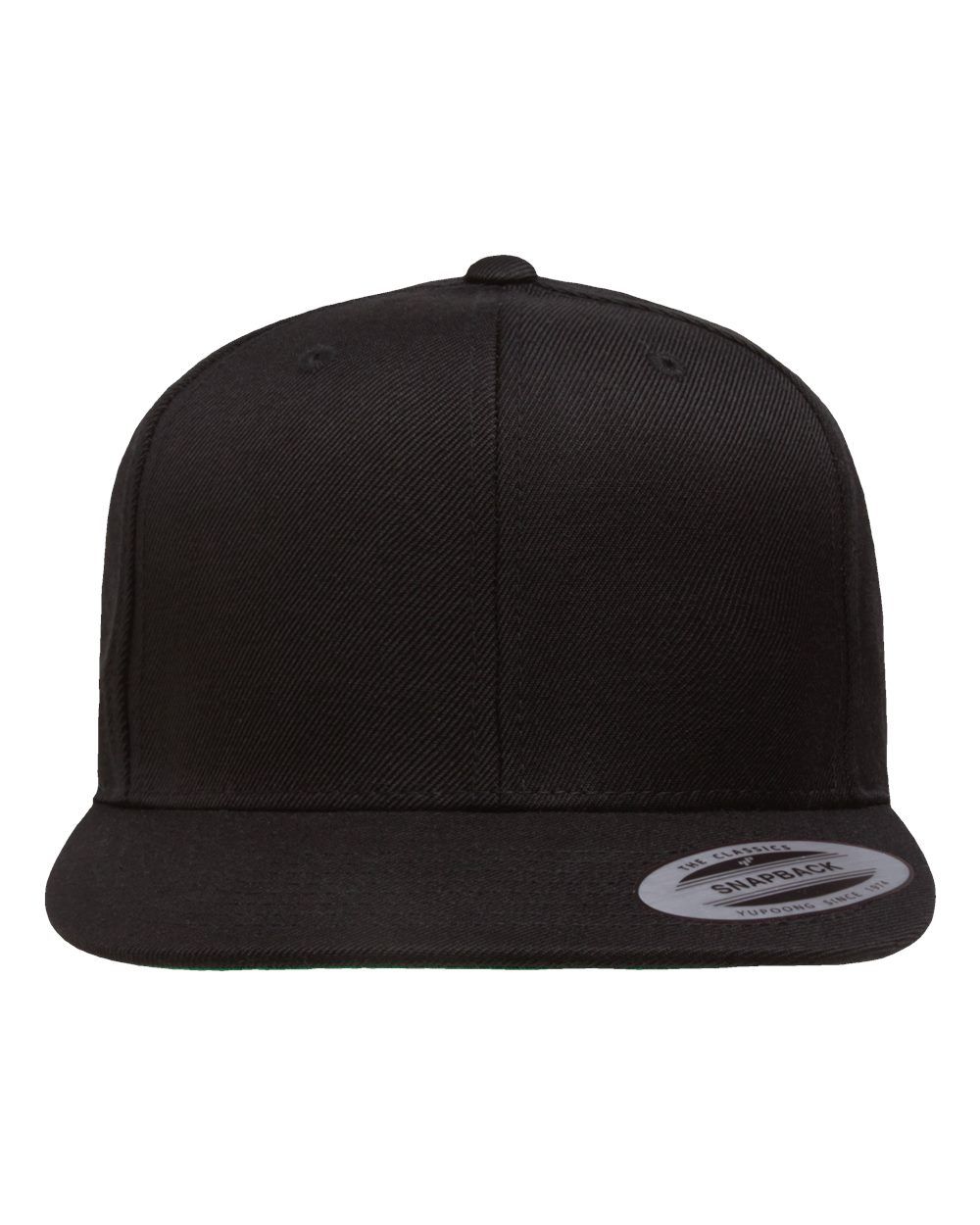 YP 6089 - 6 PANEL STRUCTURED FLAT SNAPBACK