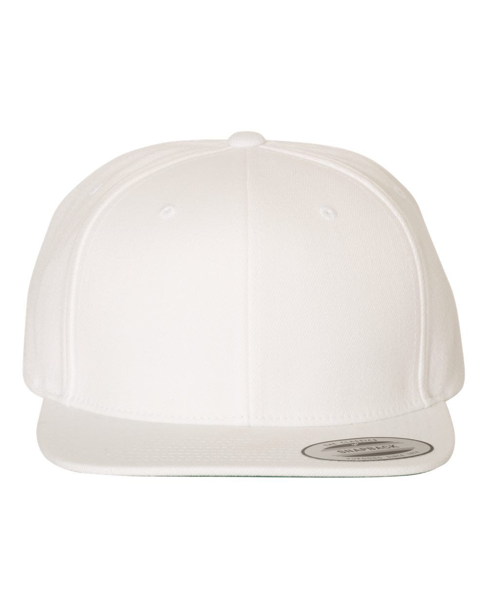 YP 6089 - 6 PANEL STRUCTURED FLAT SNAPBACK